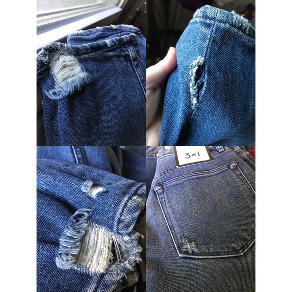 🔴LAST CHANCE 🔴 NWT 3X1 25 denim jeans shelter straight crop - Picture 6 of 7